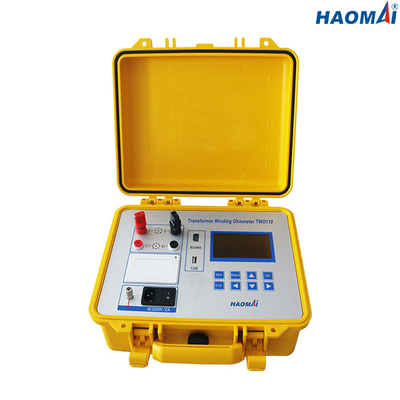 HAOMAI 10A Trafo Sargı Direnci Ölçer Test Cihazları Hafif