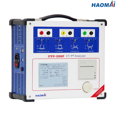 120V 60Hz Akım Trafosu Test Cihazları, Taşınabilir CT VT Analizörü